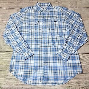 Vineyard Vines Long Sleeve Button Down Blue Harbor Shirt Medium